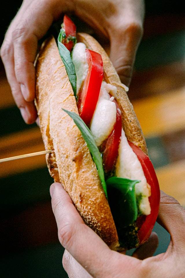 Caprese-Sandwich